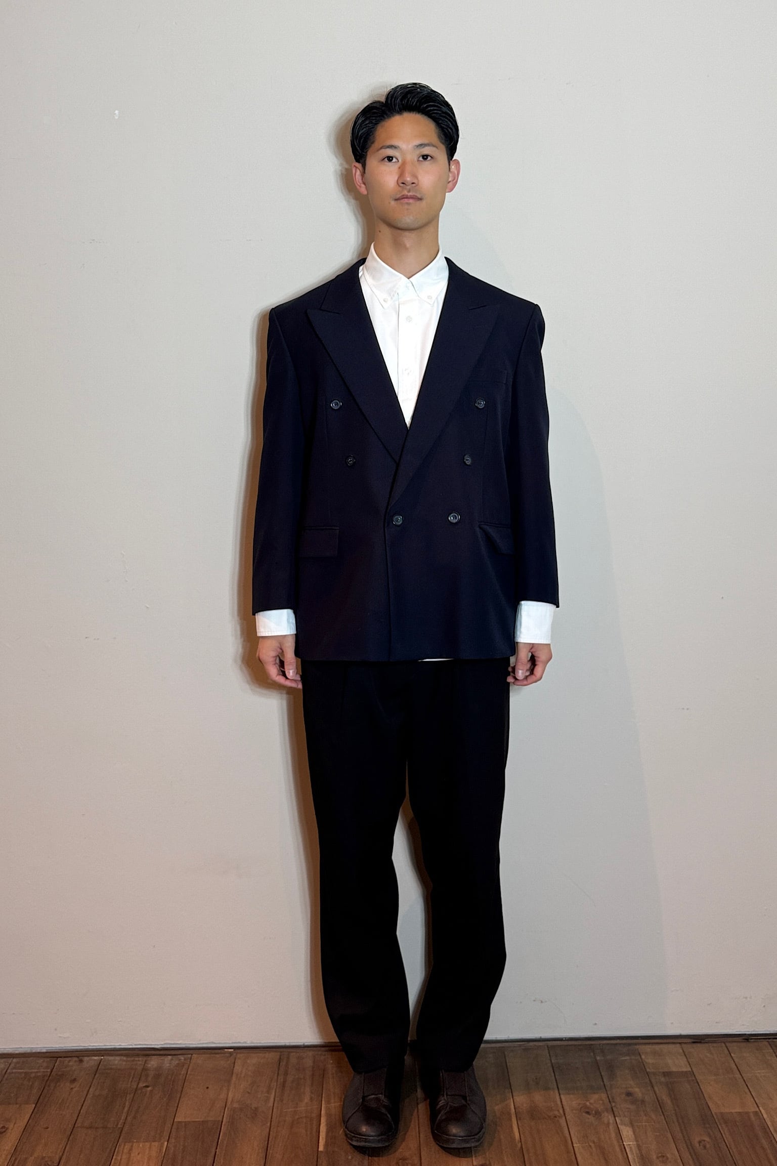 FESTIVE TURO TAILOR ネイビーダブルジャケット | DROOMTUIN_VINTAGE