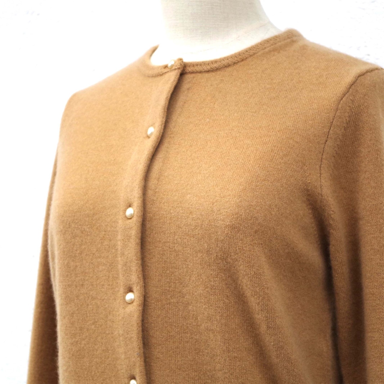 MAISON CARRÉE CASHMERE Blanchett CARDIGAN BEIGE