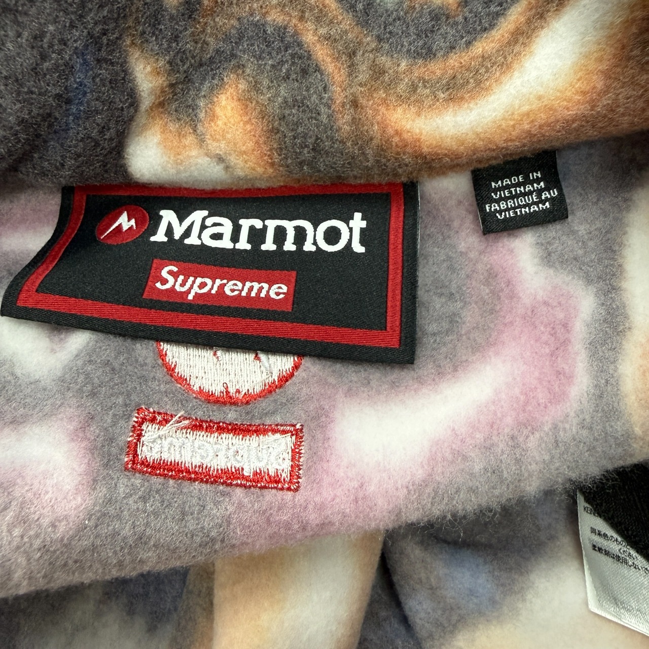 【SUPREME × MARMOT】シュプリーム × マーモット "LIQUID BLUE SKULL FLEECE" 25AW フリースジャケット