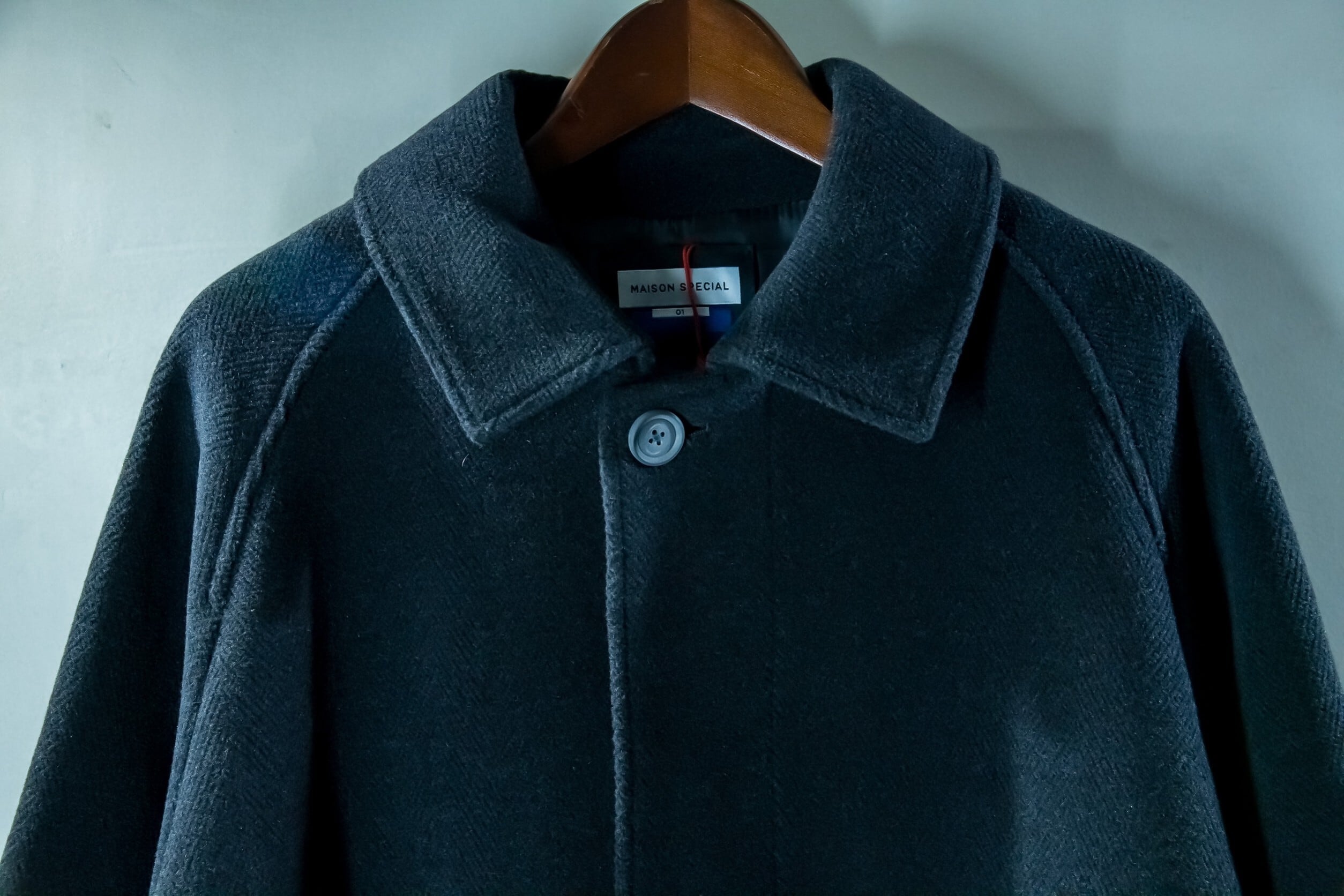 MAISON SPECIAL ウールステンカラーコート | NOUVEL des HIOC（ヌベル