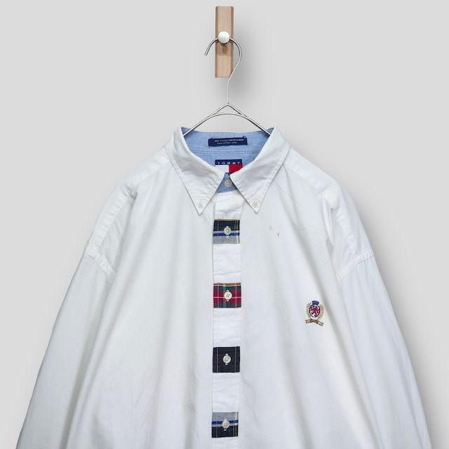 【TOMMY HILFIGER】長袖BDシャツ｜90s