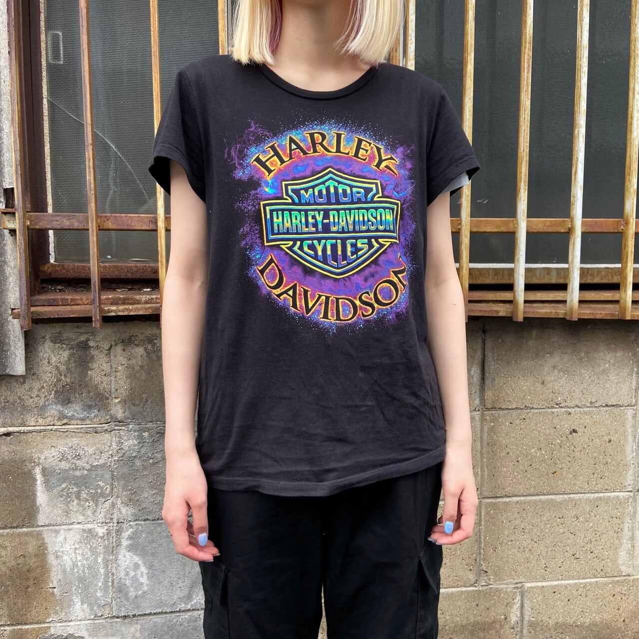 ハーレーダビッドソン☆Tシャツ☆メキシコ製☆3X☆ブラック☆ゆるだぼ