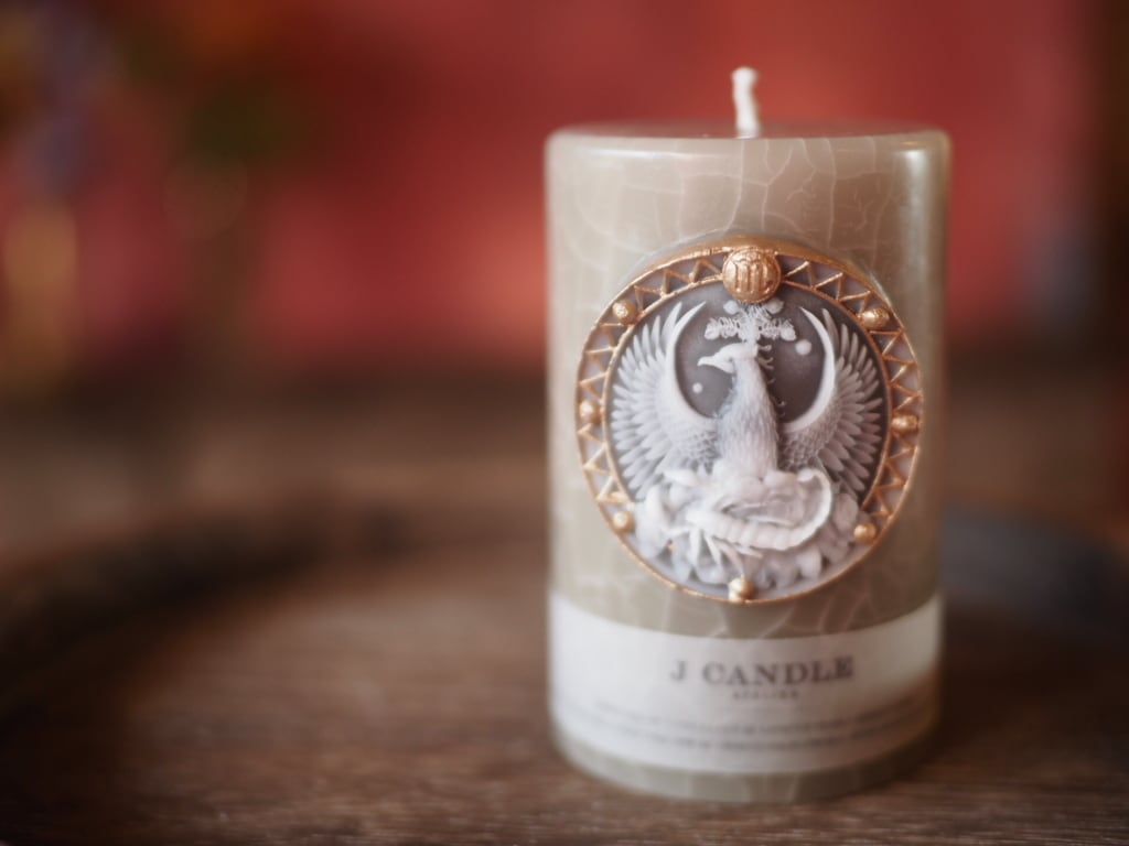 12 Zodiac sign candles -beige-【12星座キャンドル】 | J candle