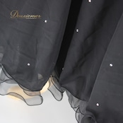 社交ダンス 衣装 スタンダード スカート レッスンウェア オールシーズン 黒 ブラック系 ラインストーン 練習着 シンプル フォーマル 上品 清楚 アーバン ブラック 二重スカート ふんわり シルエット ダンスウェア おしゃれ スタイリッシュ 女性用 発表会 パーティー コスチューム エレガント 流行 トレンド 伸縮性 履き心地 練習用