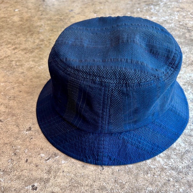 Indigo Hat Dead stock fabric.