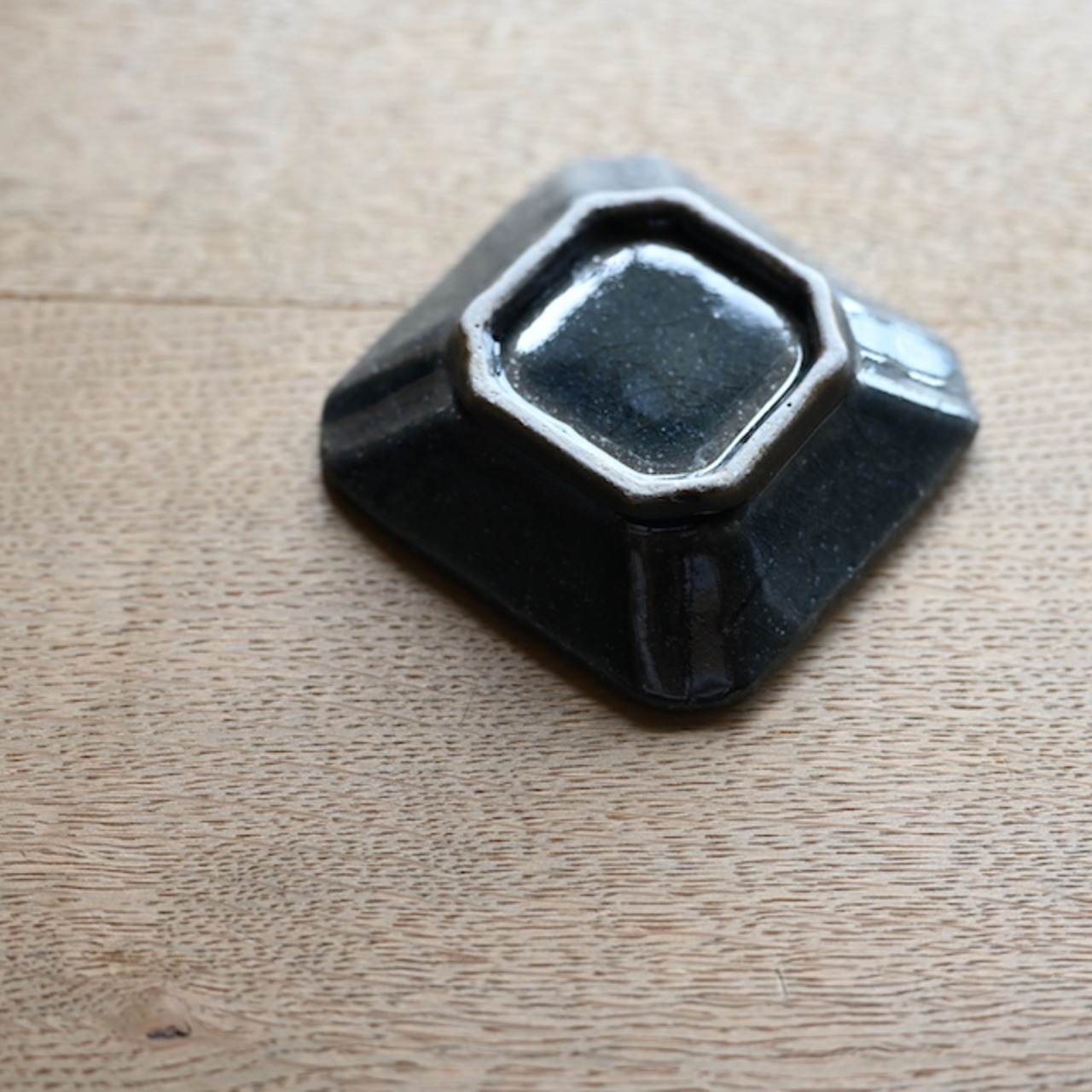 【1点のみ】たくまポタリー 小皿正方形 ブルー / 2104700000310