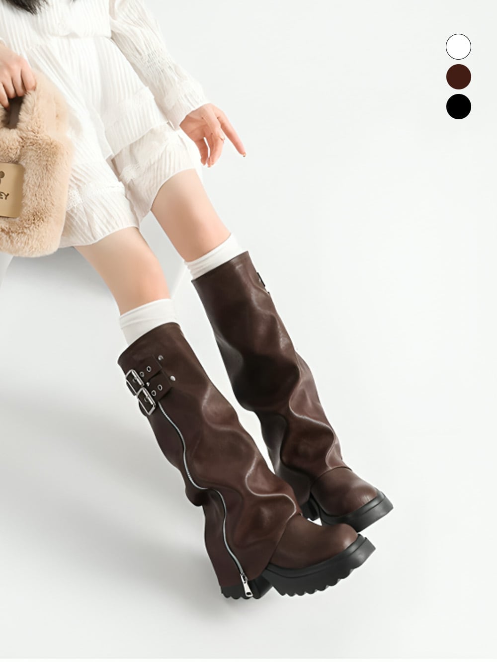 アナザーエディションオールドマネークラシックロングブーツ | 韓国