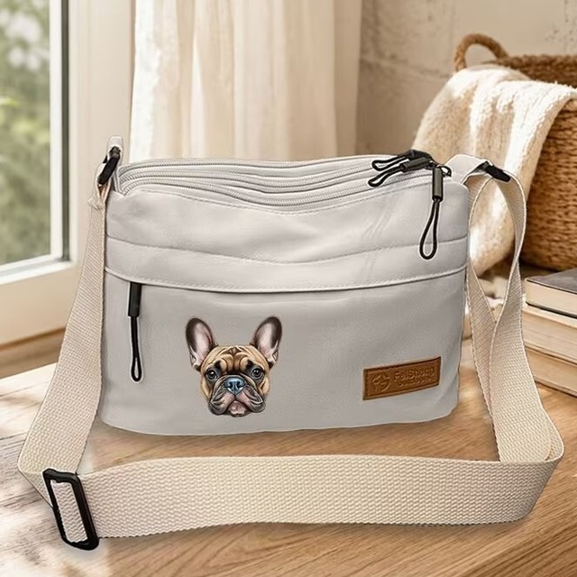 Shoulder bag　-Frenchie fawn-　　item-0482