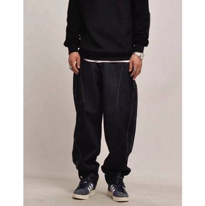 Balloon tapered denim pants 1084