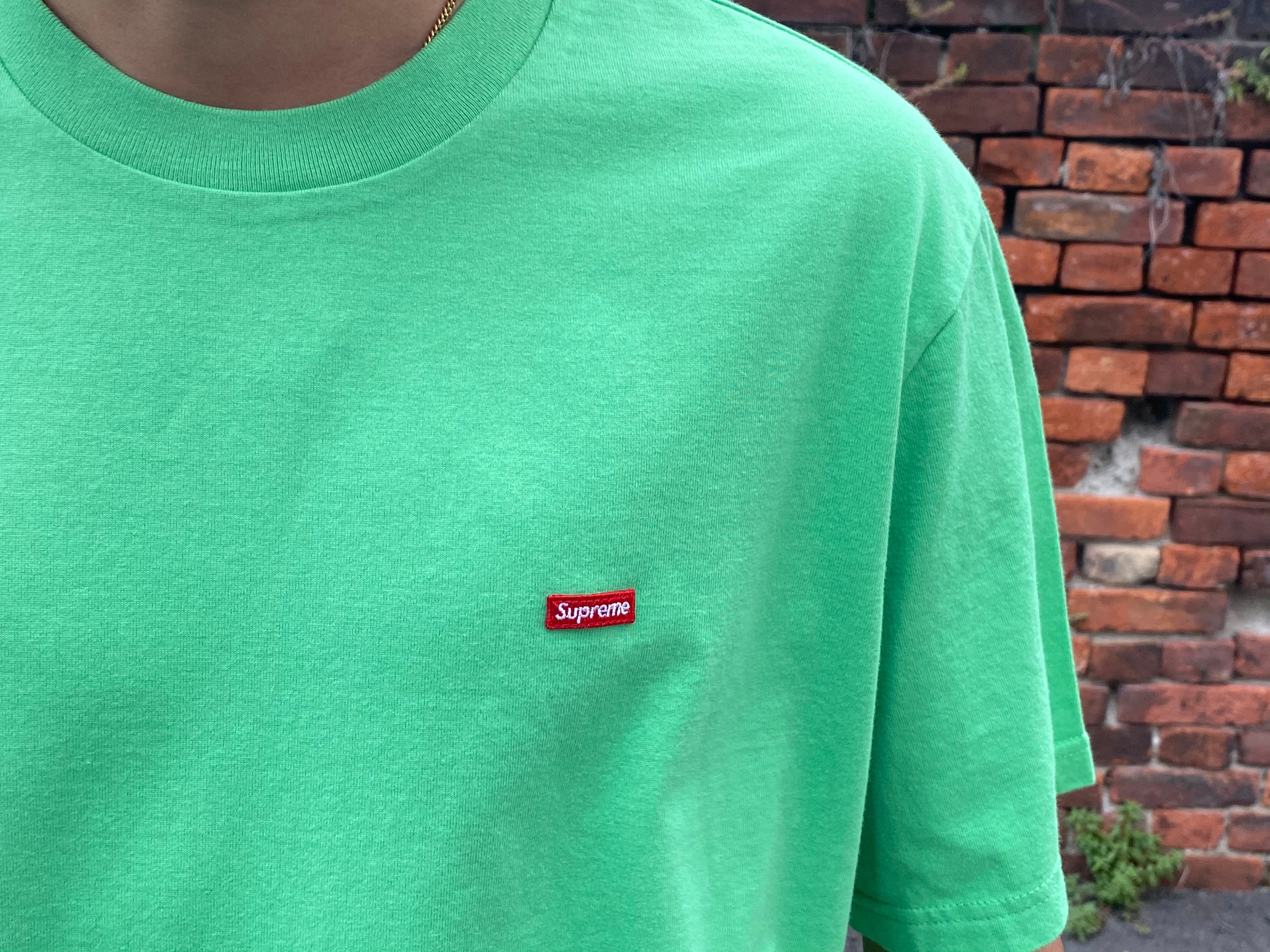 トップスSupreme Small Box Tee Bright green 20SS