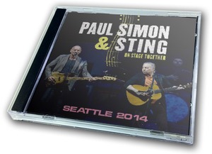 NEW PAUL SIMON & STING  - ON STAGE TOGETHER SEATTLE 2014  4CDR 　Free Shipping