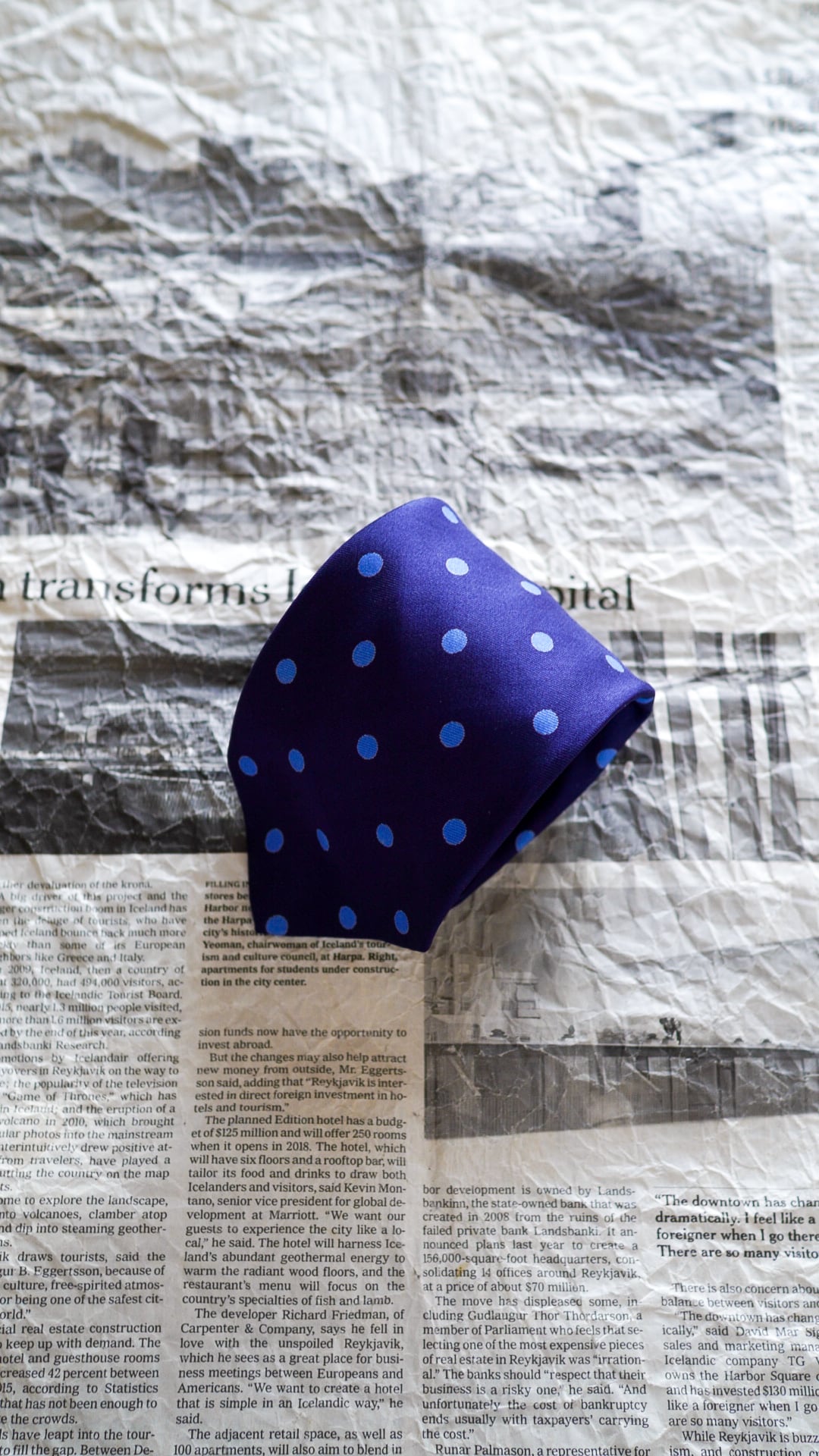 【1960s】BROOKS BROTHERS ブルックスブラザーズ ドット柄 ネクタイ《黒タグ 水玉 ヴィンテージ》