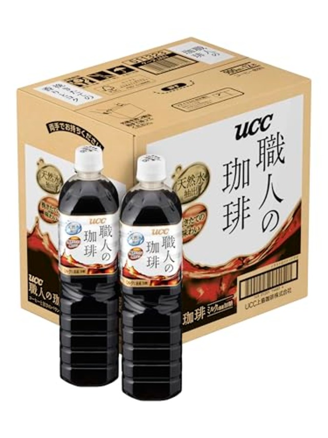 UCC 職人の珈琲 ミルクに最適 ペットボトル 900ml×12本