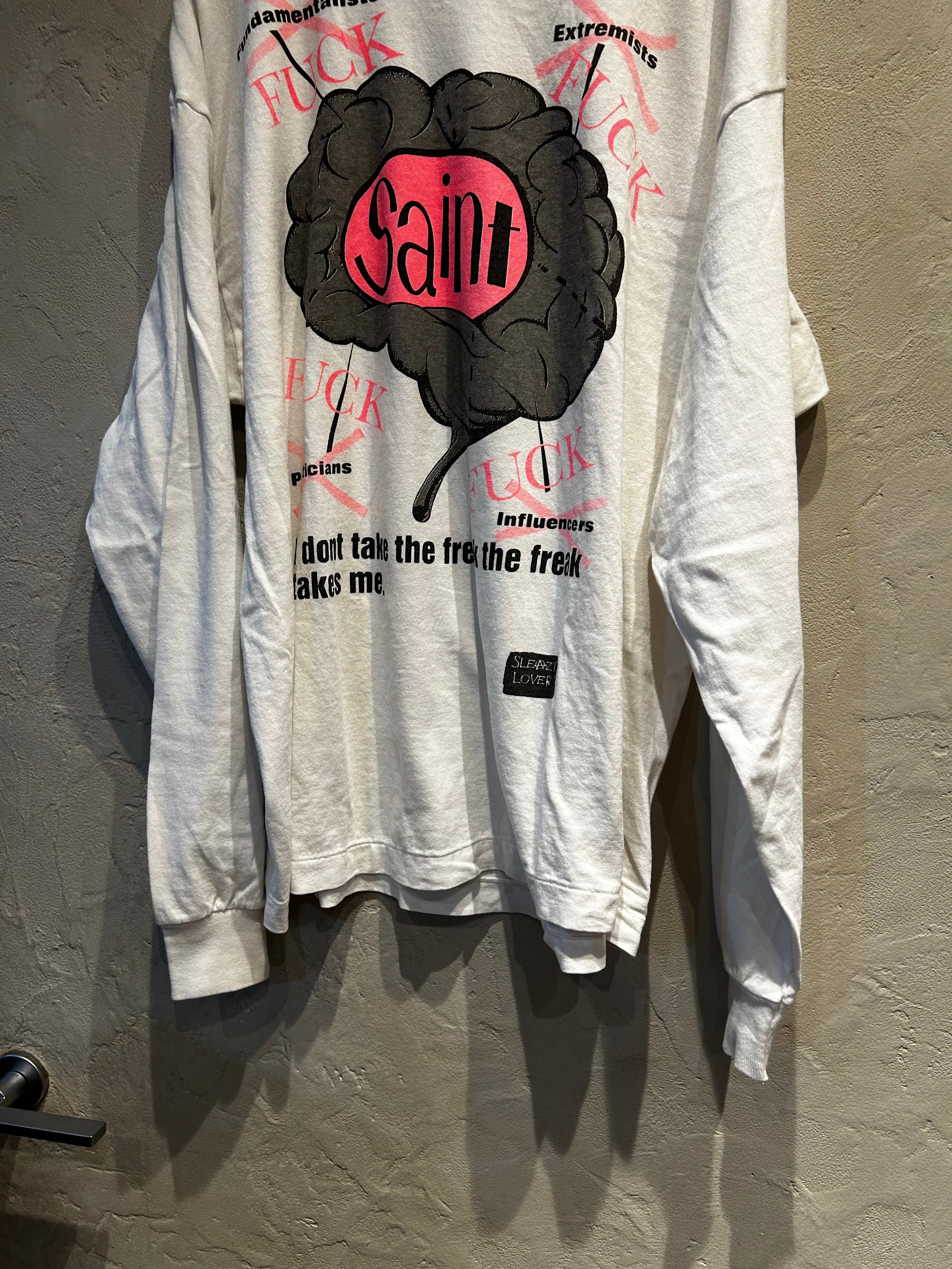 SAINT MICHAEL セントマイケル 25SS BRAIN LS TEE SM-HR8-0000 SAINT MICHAEL セントマイケル 25SS BRAIN LS TEE SM-HR8-0000