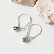 シルバーピアス ワイヤーボール