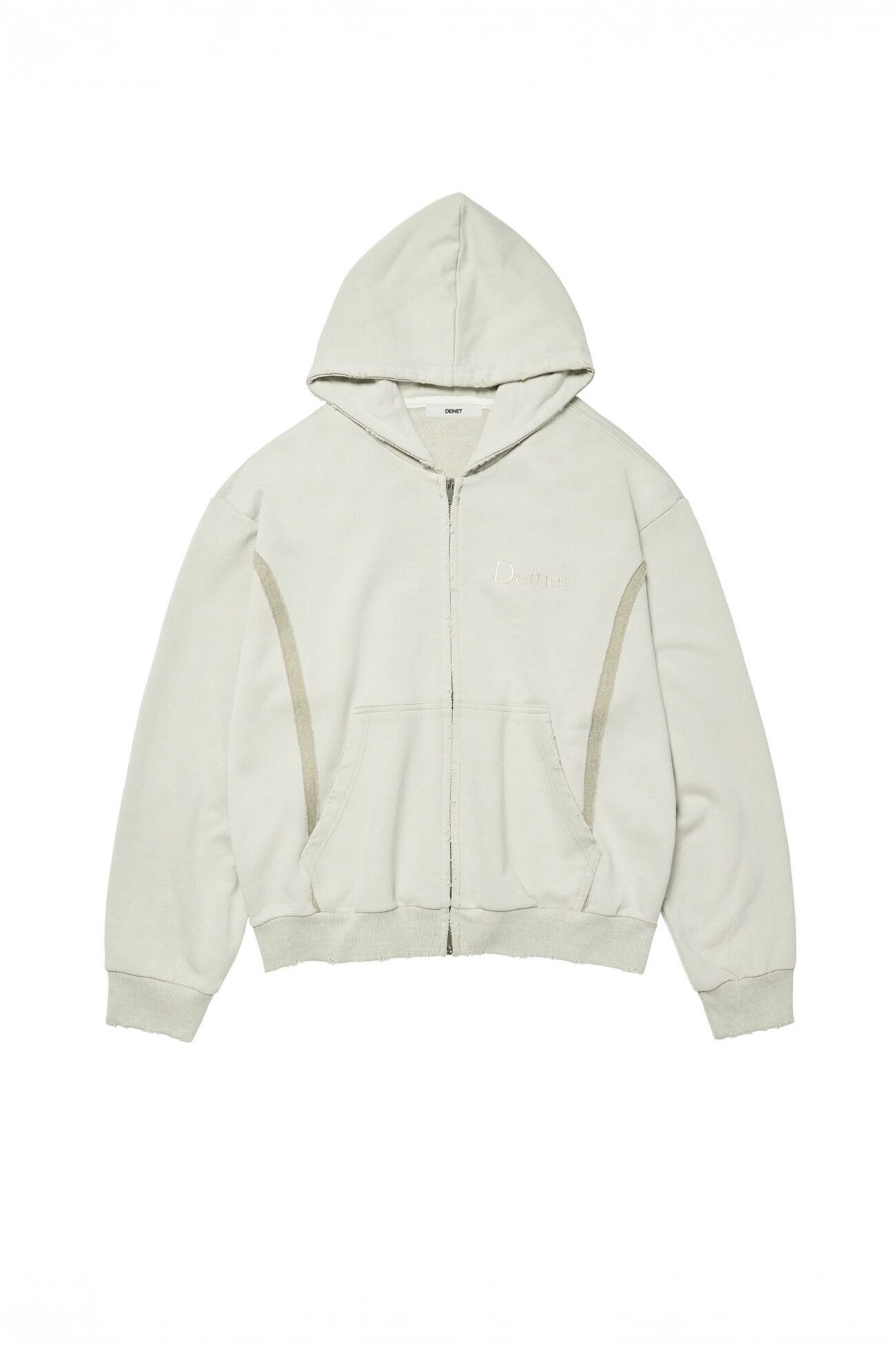 UNDERMYCAR] 25SS BURNING WASTELAND MULTI PATCHED ZIPPED