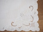 リネンナプキン　花とツタのアイレット刺繍（16） 画像9