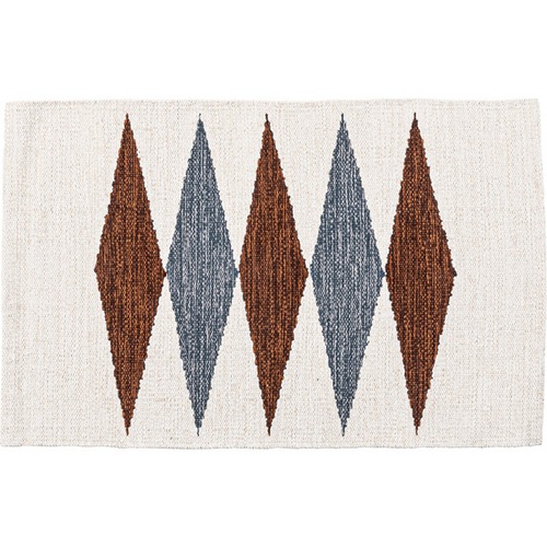 キッチンマットブラウン 幅50cm0長さ80cm