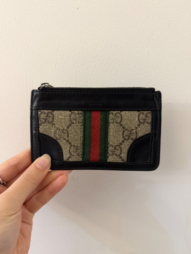 GUCCI / vintage monogram coin case.(o)