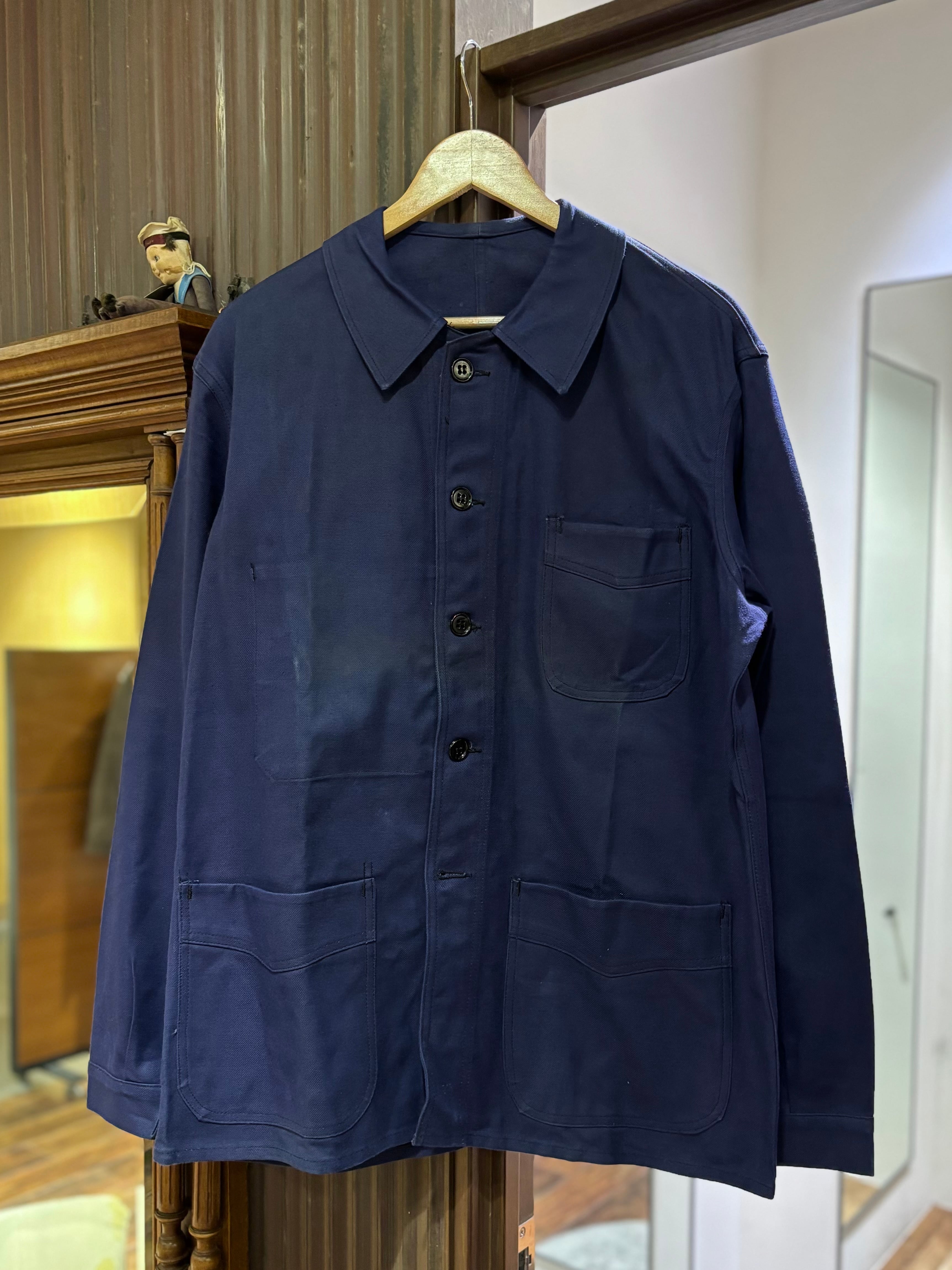 SIZE:FR50/52】40's〜50's ADOLPHE LAFONT COTTON TWILL JACKET DEAD