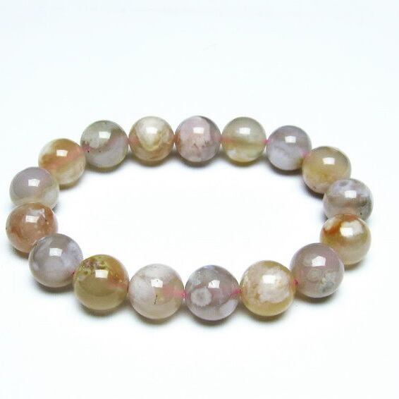 チェリーブロッサムアゲート ブレスレット 桜瑪瑙 13mm [M便 1/10] 111-26410