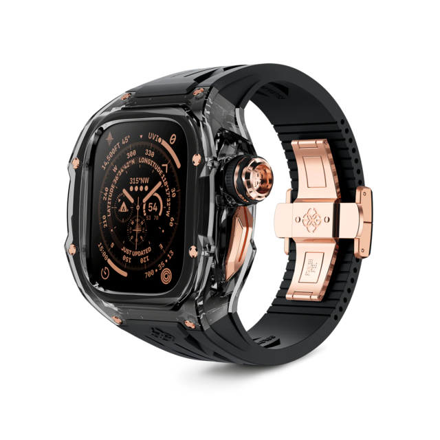 Apple Watch Case - RSTR49 - SMOKEY BLACK ROSE GOLD