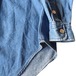 レア Ralph Lauren　ラルフローレン　メタルボタン　リベット　デニムシャツ　ジャケット　S　インディゴ　実寸M～L相当　香港製　 商品写真6