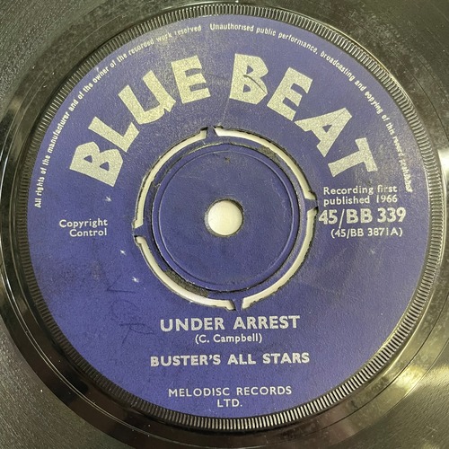 BUSTER‘S ALL STARS - UNDER ARREST /SAY BOSS MAN