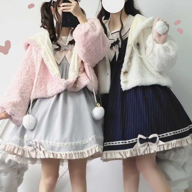 全2色 ロリータ セーラーワンピース ロリータドレス セーラーカラードールワンピース 袖コンシャス 長袖 ハイウエスト ミニ丈 タック ワンピース フリル 無地 ストライプ リボン 甘ロリ 姫ロリ ロリータファッション ロリィタ ゆめかわ 病みかわ パステル ゴスロリ