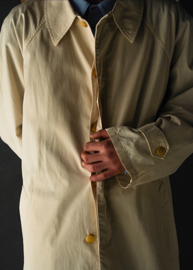 90's agnes b. homme fly front balmacaan coat