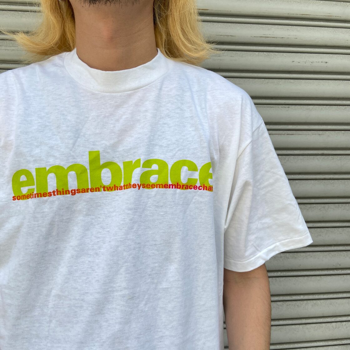 90s Apple アップル 企業ロゴプリントTシャツ 両面プリント 白 L | Pay ID
