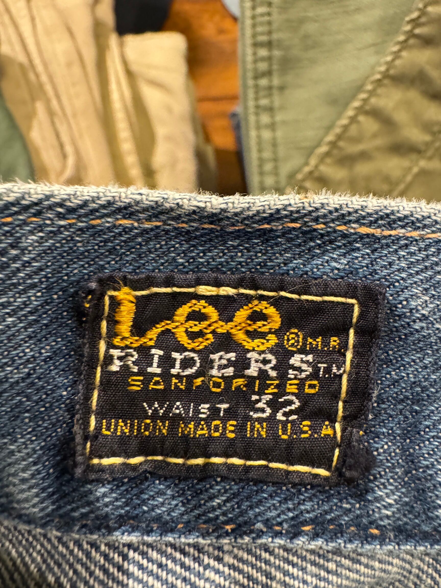 1970s Vintage Lee 200 / リー 米国製 黒タグ・サイドリペア カスタム