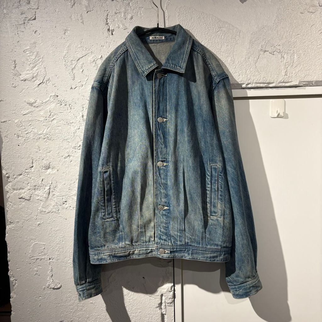AURALEE デニムジャケット A23AB01DE サイズ4 AURALEE オーラリー SELVEDGE FADED LIGHT DENIM BLOUSON デニム
