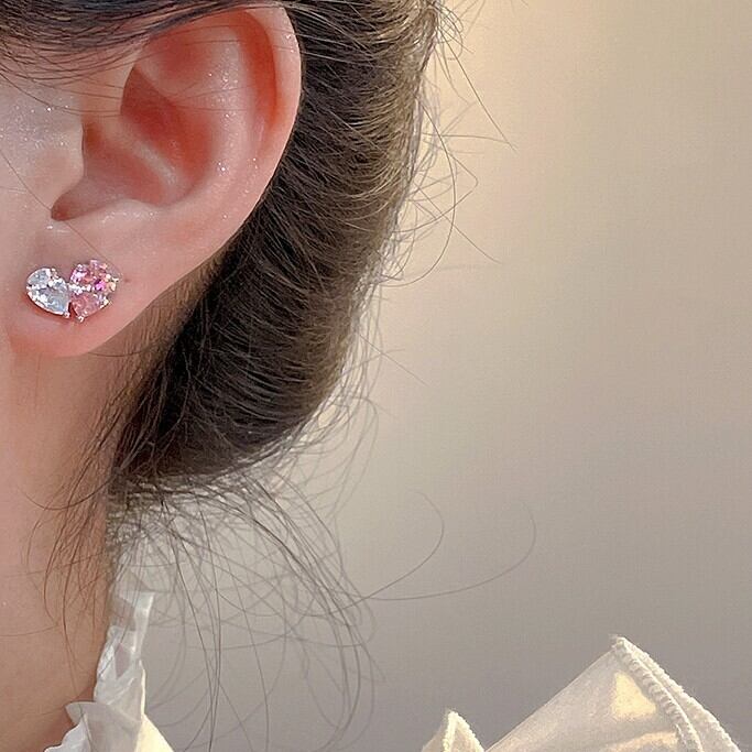 クリスタルハートピアス CH2523 | cherche 