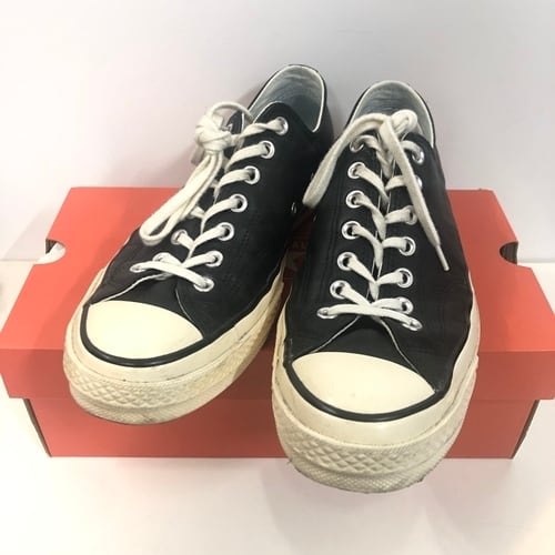 CONVERSE コンバース CT70 BLACK LEATHER（レザー）LOW CUT スニーカー 28cm【表参道t09】 |  ブランド古着Brooch powered by BASE