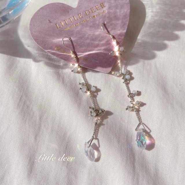 crystal ピアス  E05-b0825