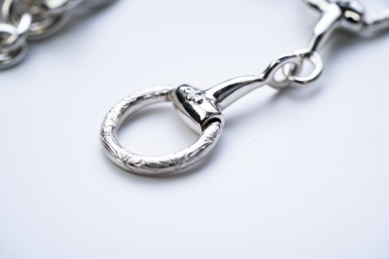 BN-080 Horse bit bracelet double | WAKAN SILVER SMITH online BN-080 Horse bit bracelet double | WAKAN SILVER SMITH online