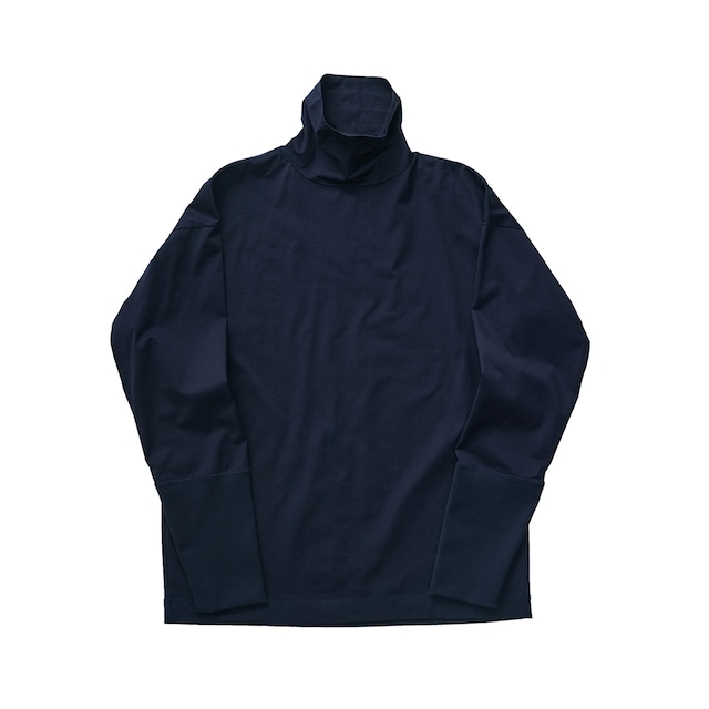 SAN JOAQUIN CTTN HIGH NECK P/O / サンホーキンハイネックP/O（NAVY）