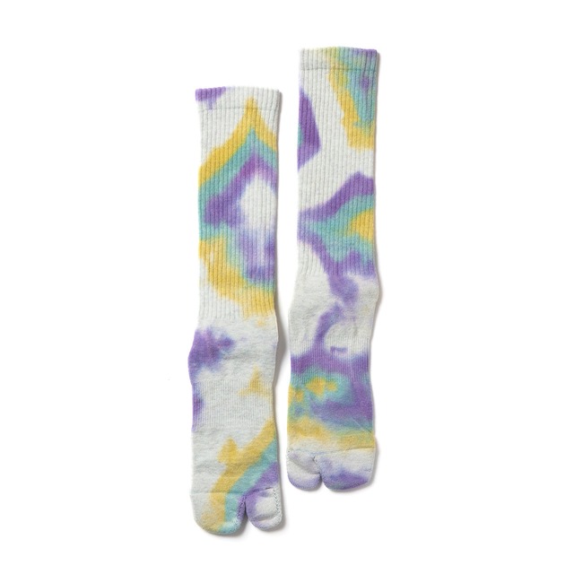 Tie Dye Long Socks（Purple）