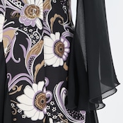 社交ダンス 衣装 スタンダードドレス ワンピース ドレス ブラック系 ホワイト系 ブラウン系 パスタイム PASTIME 日本製 黒 柄 模様 レース ダンス パーティ 発表会 伸縮 軽い ストレッチ素材 フォーマル 大人 レディース 薄手 華やか ダンス用 長袖 おしゃれ 上品 パーティードレス