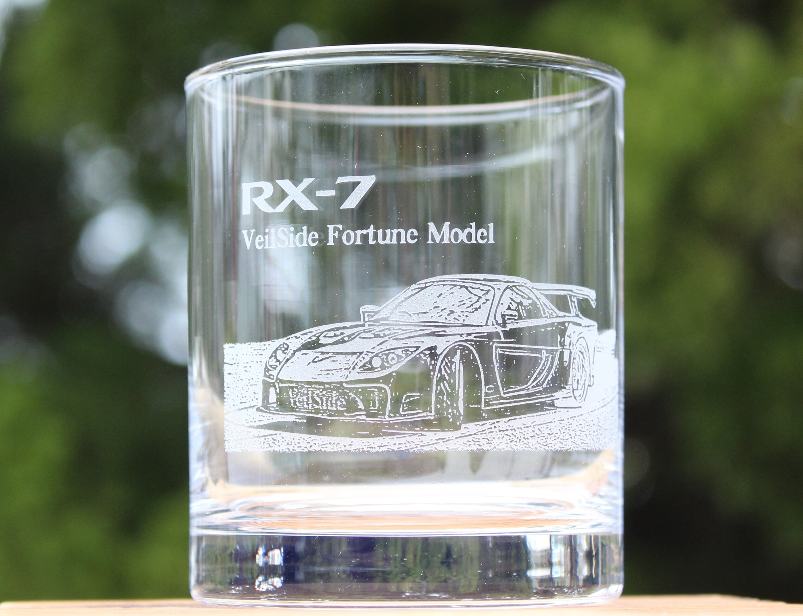 マツダ・ロードスター(ND) ロックグラス 底面オリジナルメッセージ＆名