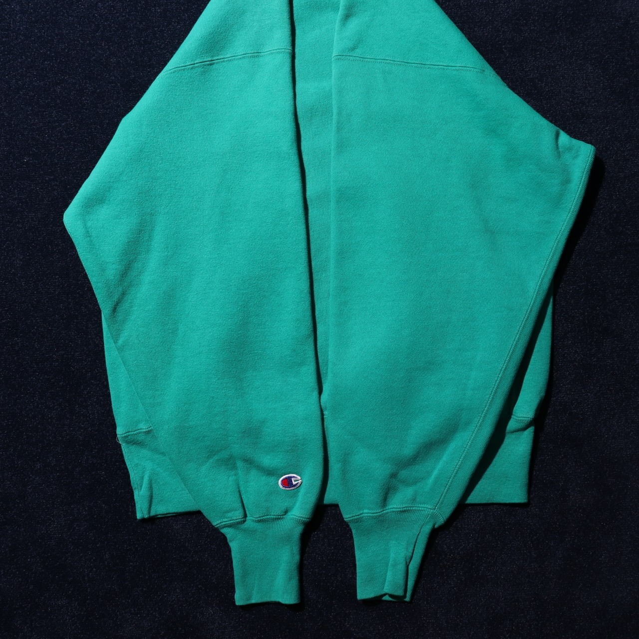 美品 L ティールグリーン 90s USA リバースウィーブ チャンピオン スウェット Reverse weave Champion