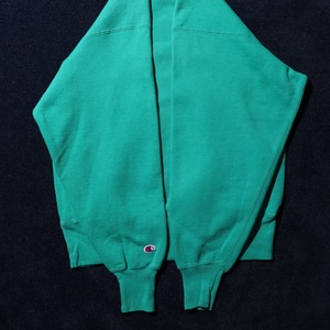 美品 L ティールグリーン 90s USA リバースウィーブ チャンピオン スウェット Reverse weave Champion
