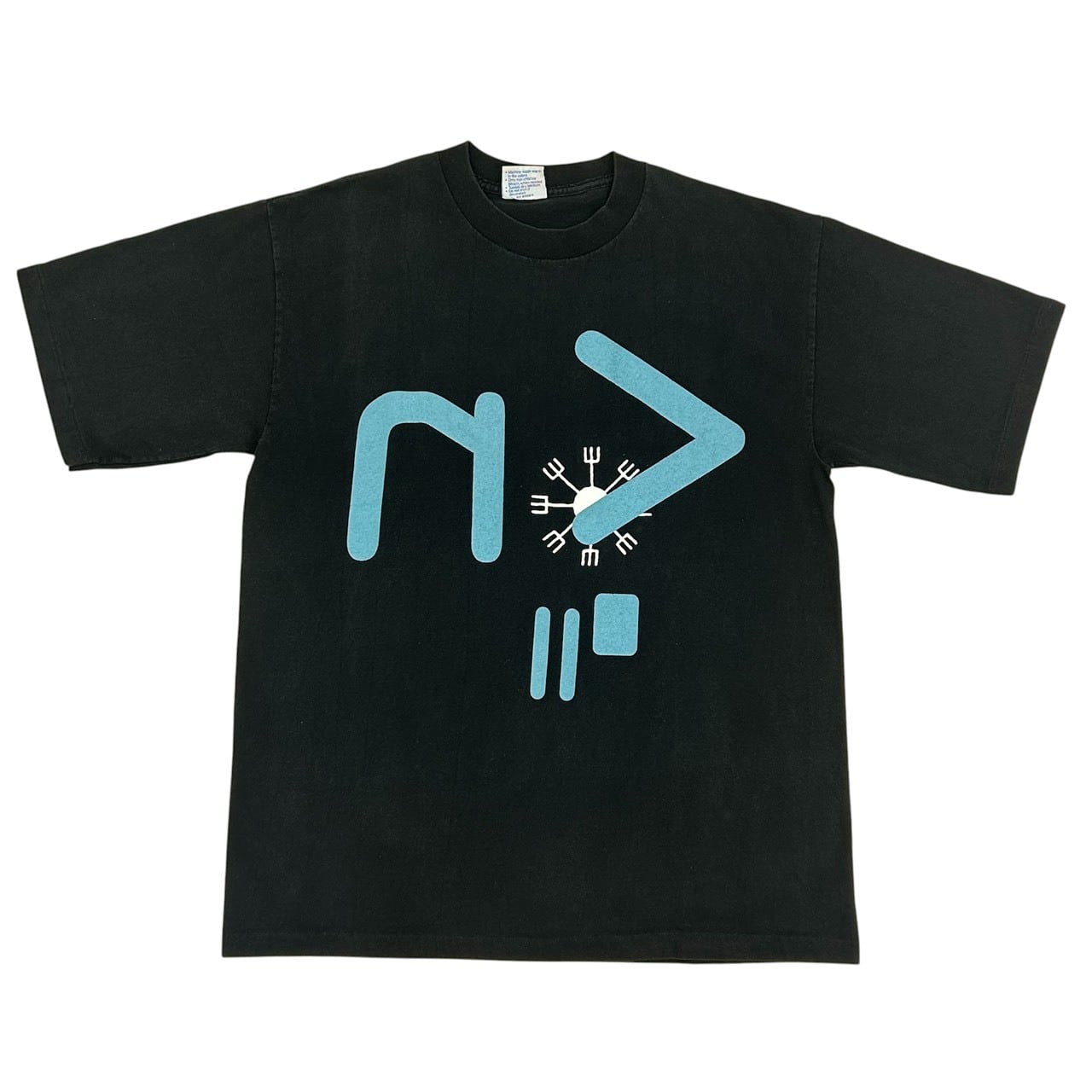 Oasis リアム・ギャラガー フォトプリント Tシャツ ブラック Lee Fits