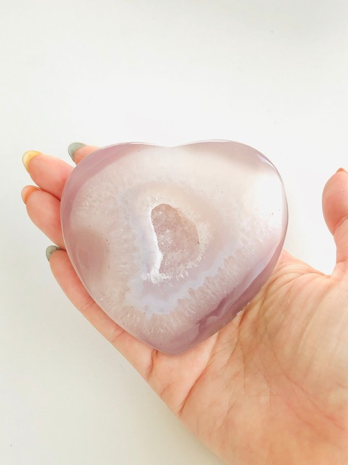 大きなハート形ジオード