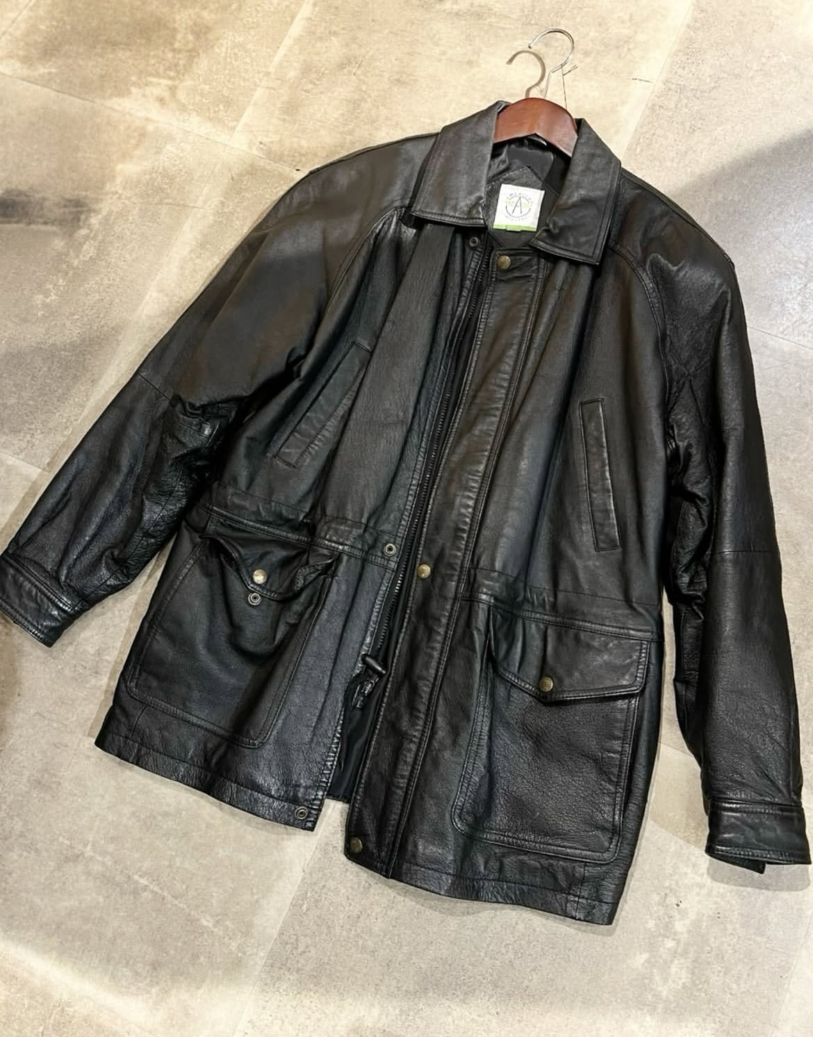 80〜90年代 FIRST アメリカン ダブルライダースジャケット レザー