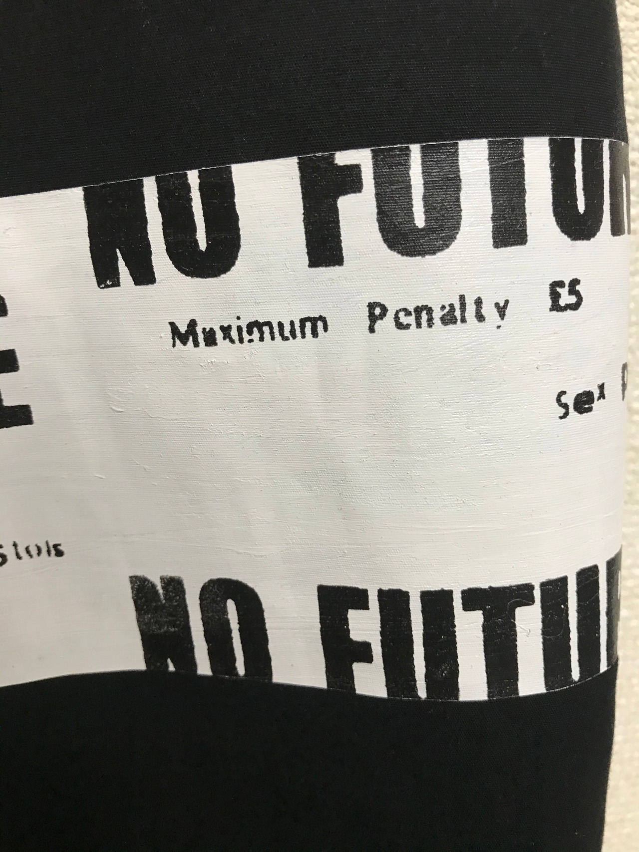 UNFINISHED NOFUTUREペイントパンツ