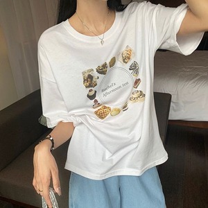 Sweets Print T-Shirt 501470