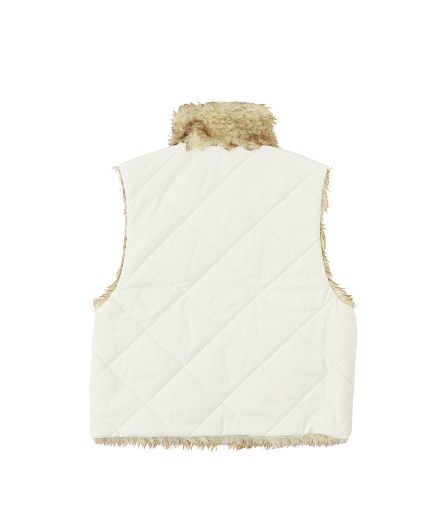 最終値下げ！新品未使用 2way stand collar fur vest