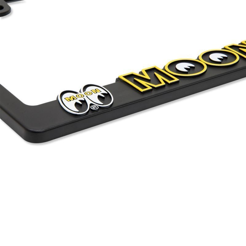 新基準対応 MOONEYES 3D ナンバープレート ライセンス フレーム ムーンアイズ MG062BKMO パーツ